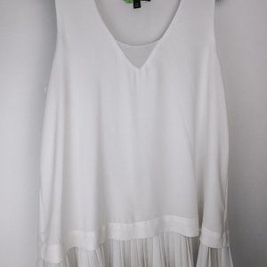 Business Executive Silk Banana Republic White Blouse